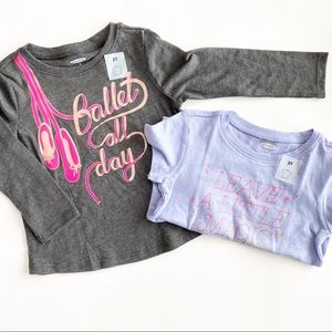 Old Navy 2T Girl’s Tee Shirt Bundle